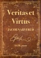 Veritas et Virtus SATB choral sheet music cover